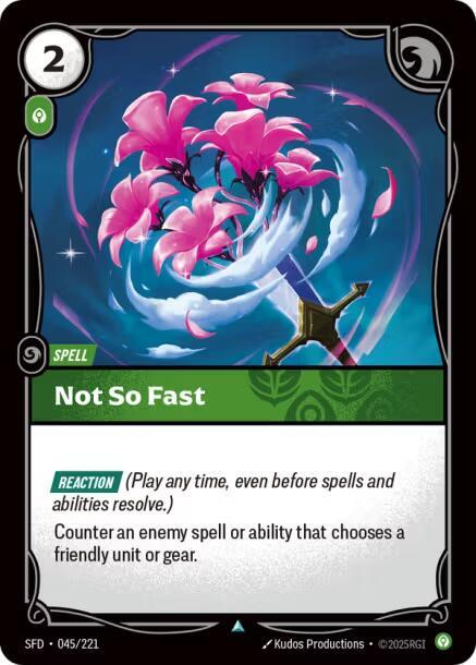 Not So Fast [Spiritforged] 045/221