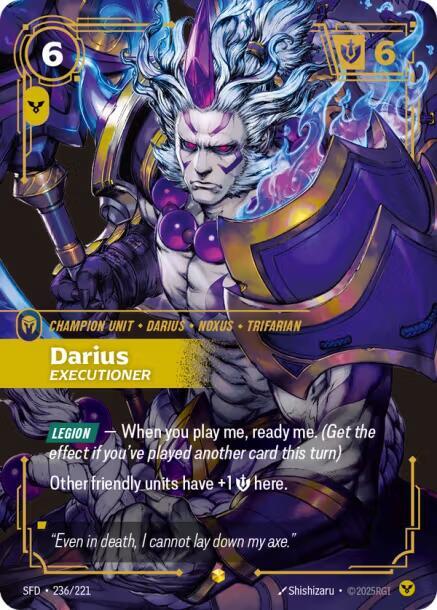 Darius, Executioner (Overnumbered) [Spiritforged] 236/221
