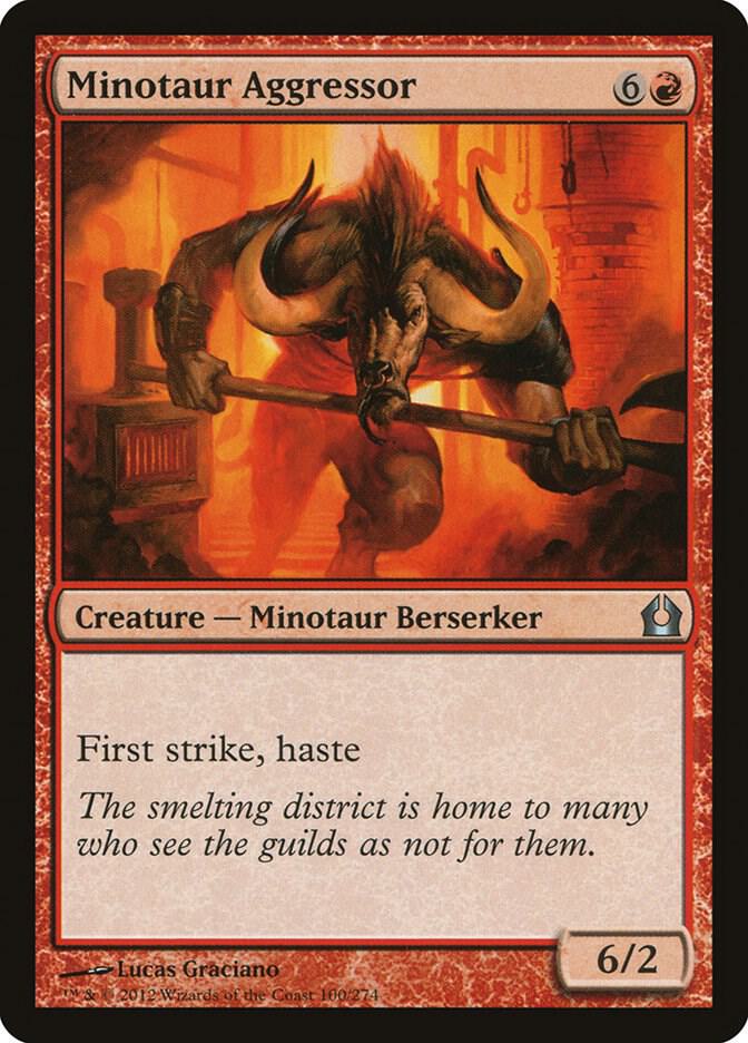 Minotaur Aggressor [Return to Ravnica] 100