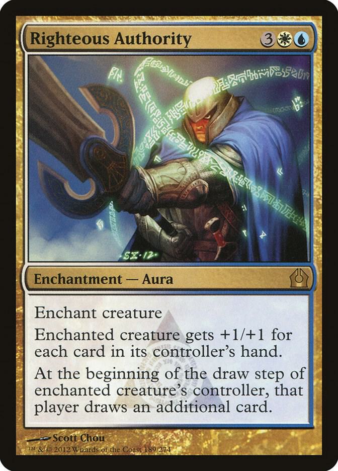 Righteous Authority [Return to Ravnica] 189