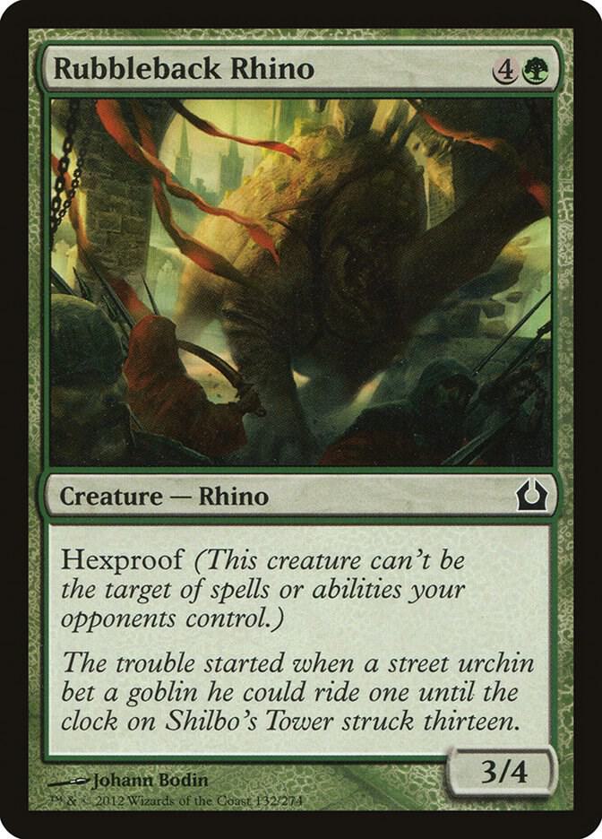 Rubbleback Rhino [Return to Ravnica] 132