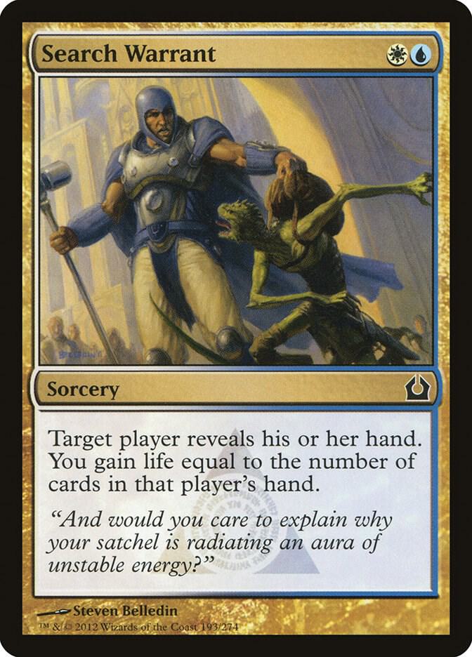 Search Warrant [Return to Ravnica] 193