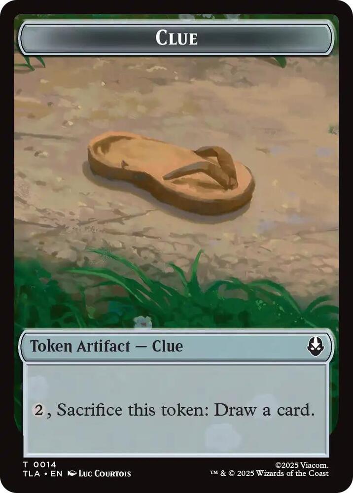 Clue (0014) // Copy (0002) Double-Sided Token [Avatar: The Last Airbender] 14 // 2
