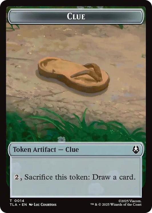 Clue (0014) // Copy (0002) Double-Sided Token [Avatar: The Last Airbender] 14 // 2