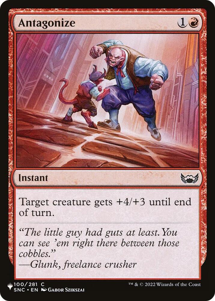 Antagonize [The List Reprints] 100