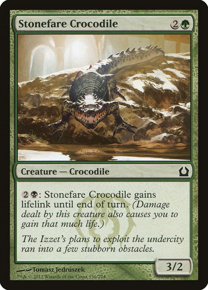 Stonefare Crocodile [Return to Ravnica] 136