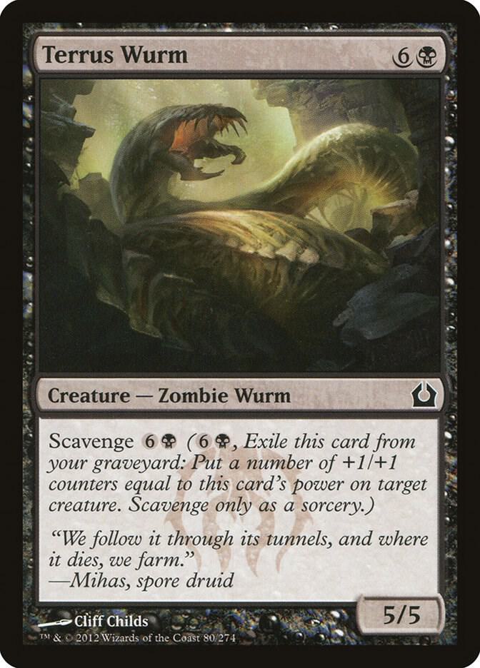 Terrus Wurm [Return to Ravnica] 80