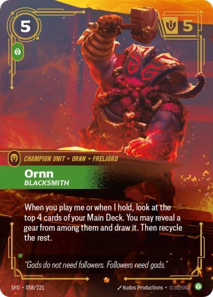 Ornn - Blacksmith [Spiritforged] 058/221