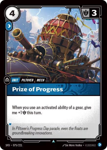 Prize of Progress [Spiritforged] 075/221
