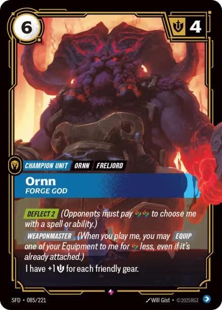 Ornn - Forge God [Spiritforged] 085/221