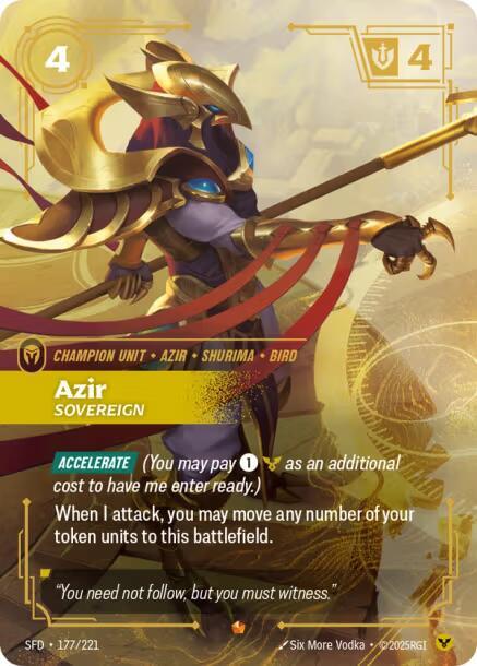 Azir - Sovereign [Spiritforged] 177/221
