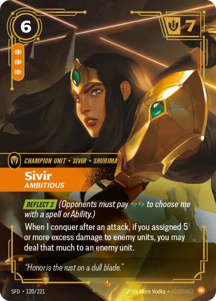 Sivir - Ambitious [Spiritforged] 120/221