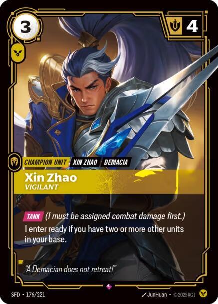 Xin Zhao - Vigilant [Spiritforged] 176/221