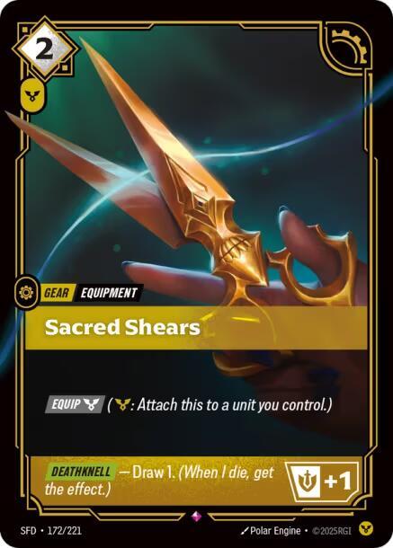 Sacred Shears [Spiritforged] 172/221