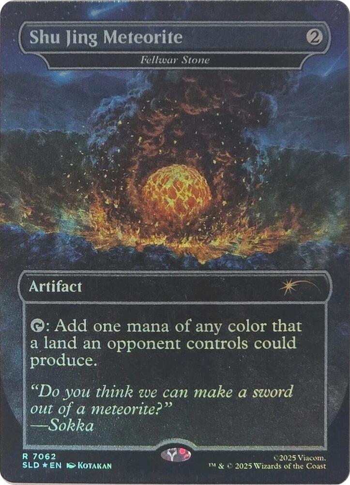 Shu Jing Meteorite - Fellwar Stone (Rainbow Foil) [Secret Lair Drop Series] 7062