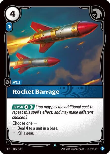 Rocket Barrage [Spiritforged] 077/221