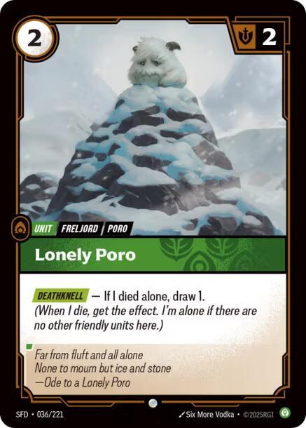 Lonely Poro [Spiritforged] 036/221