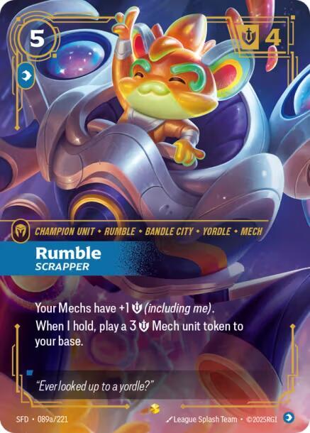 Rumble, Scrapper (Alternate Art) [Spiritforged] 089a/221