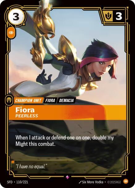 Fiora - Peerless [Spiritforged] 110/221