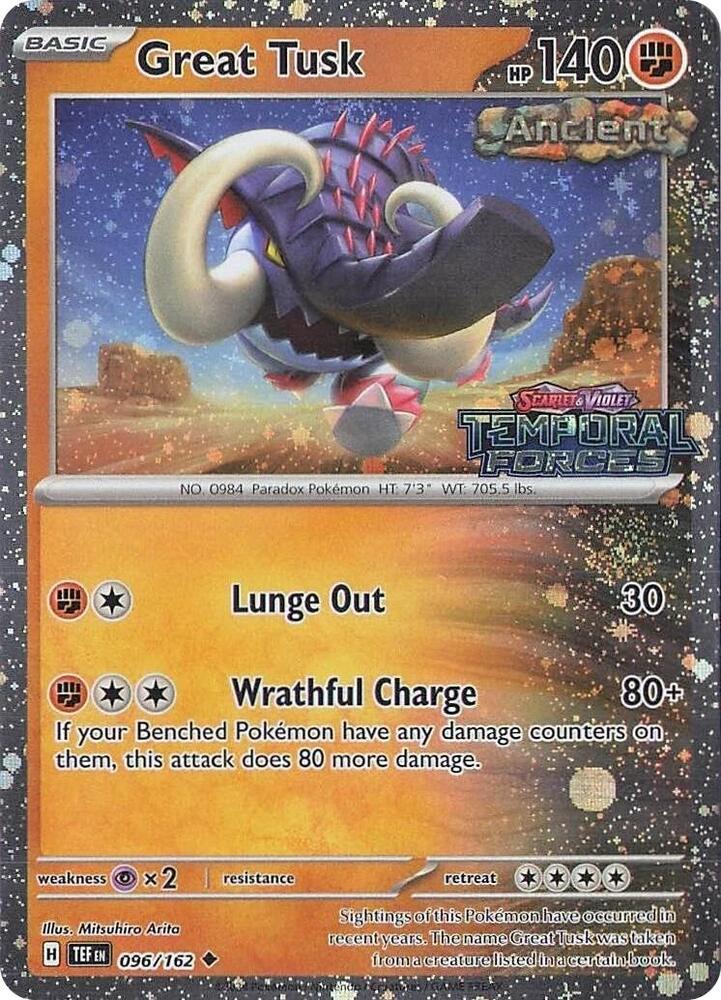 Great Tusk - 096/162 (Temporal Forces Stamped) [Miscellaneous Cards & Products] 096/162