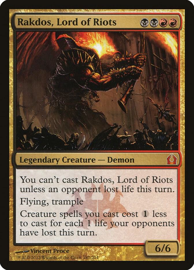Rakdos, Lord of Riots [Return to Ravnica] 187