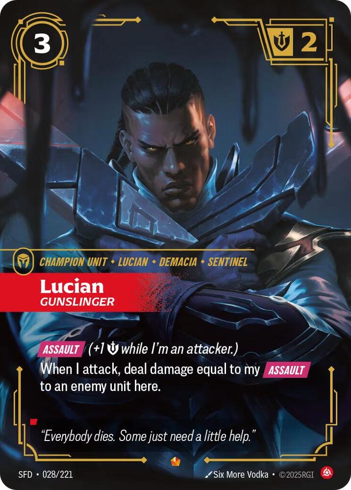 Lucian - Gunslinger [Spiritforged] 028/221