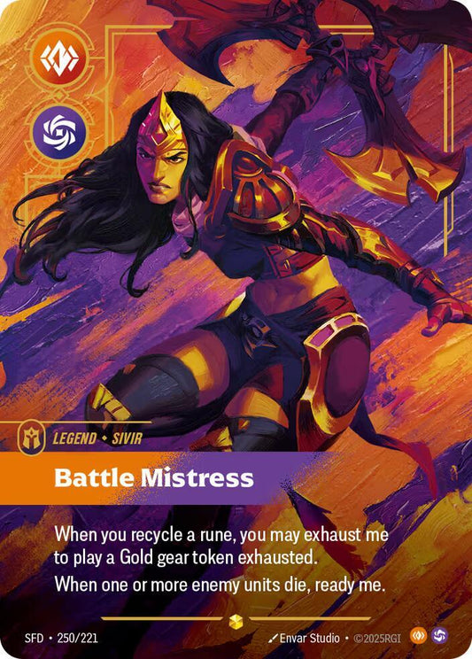 Sivir - Battle Mistress (Overnumbered) [Spiritforged] 250/221
