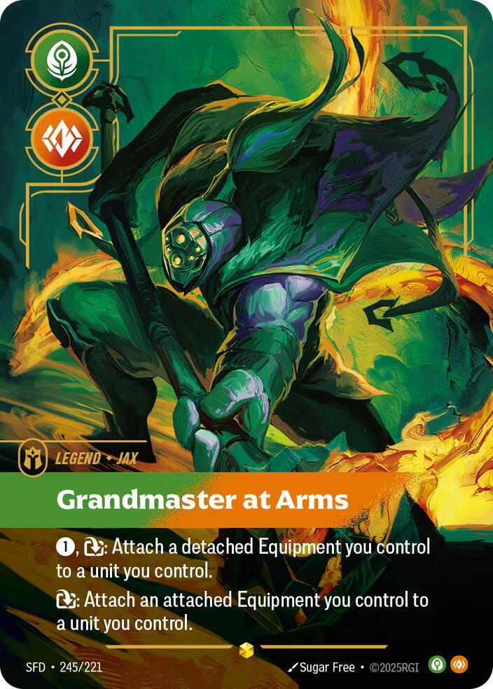 Jax, Grandmaster At Arms (Overnumbered) [Spiritforged] 245/221