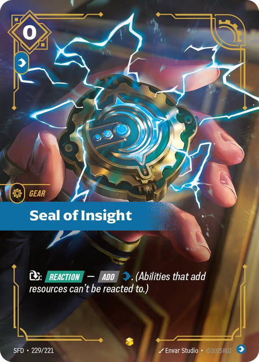 Seal of Insight (Overnumbered) [Spiritforged] 229/221