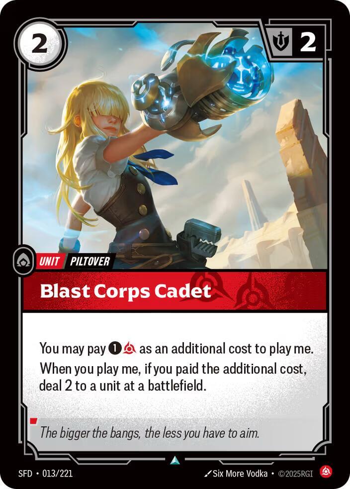 Blast Corps Cadet [Spiritforged] 013/221