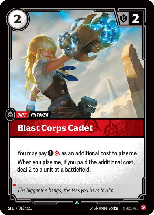 Blast Corps Cadet [Spiritforged] 013/221