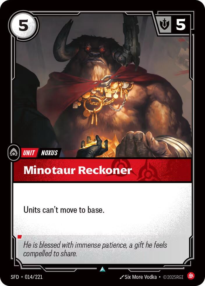 Minotaur Reckoner [Spiritforged] 014/221