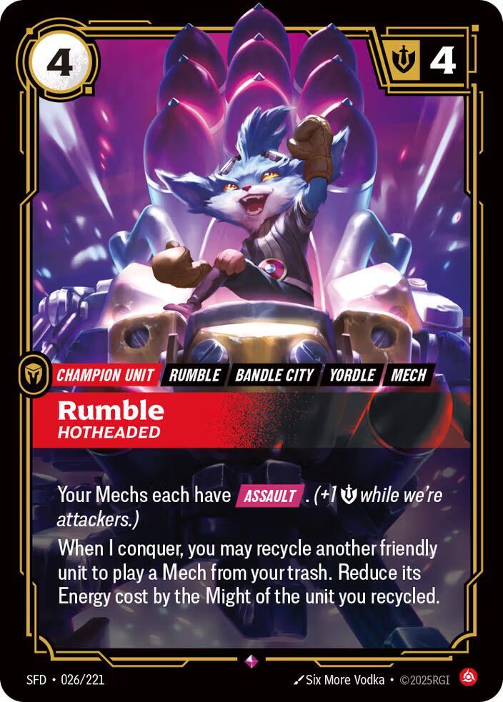 Rumble - Hotheaded [Spiritforged] 026/221