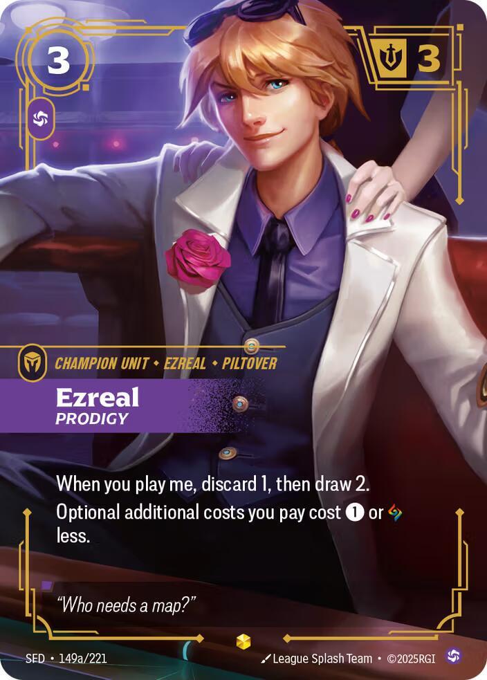 Ezreal, Prodigy (Alternate Art) [Spiritforged] 149a/221