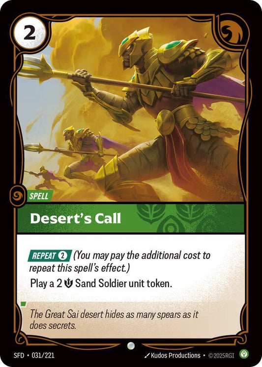 Desert's Call [Spiritforged] 031/221