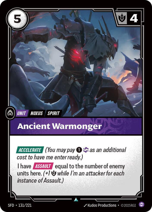 Ancient Warmonger [Spiritforged] 131/221
