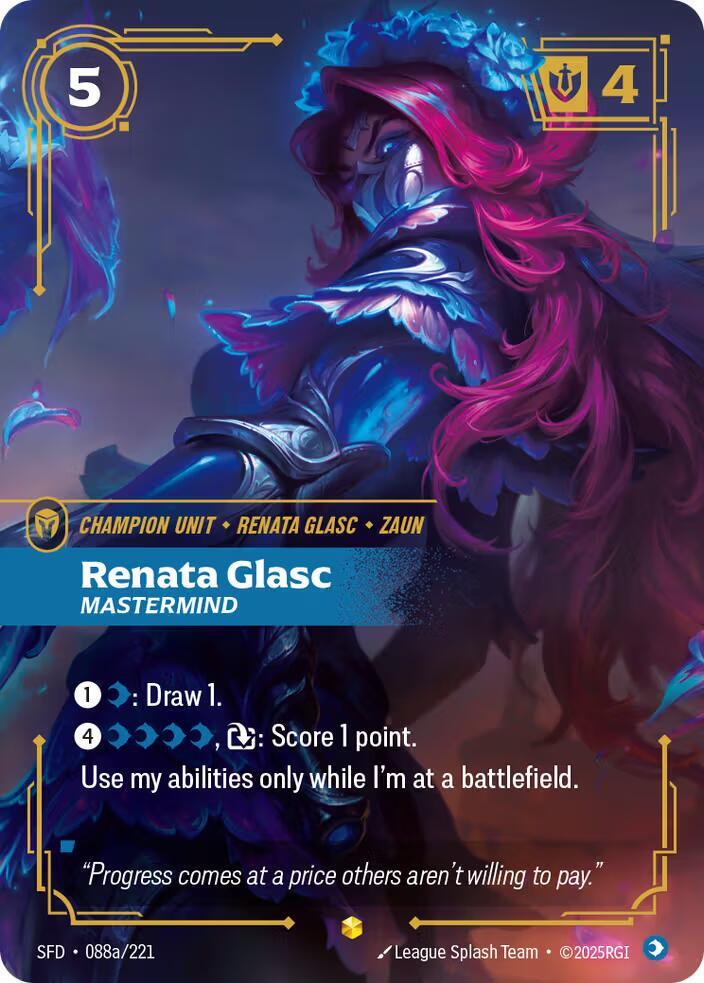 Renata Glasc, Mastermind (Alternate Art) [Spiritforged] 088a/221