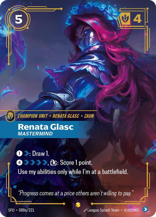 Renata Glasc - Mastermind (Alternate Art) [Spiritforged] 088a/221
