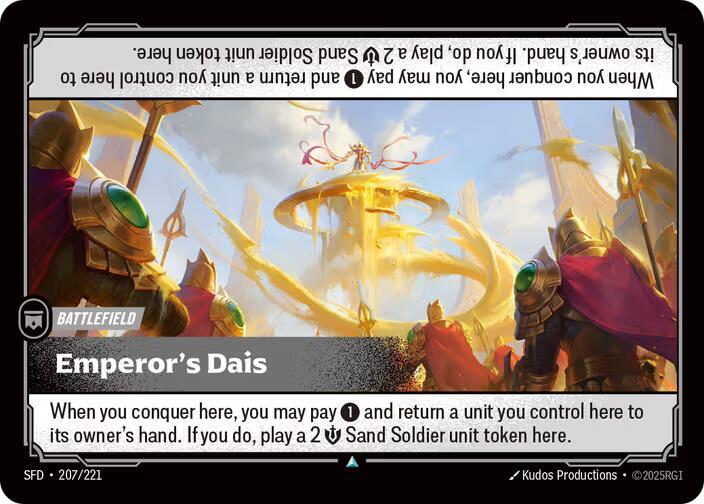 Emperor's Dais [Spiritforged] 207/221