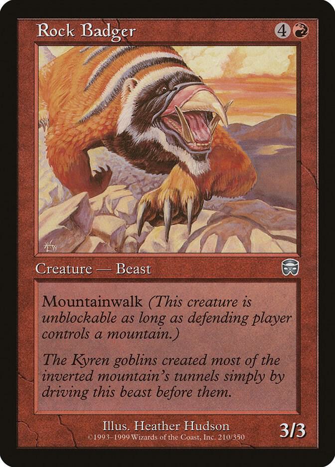 Rock Badger [Mercadian Masques] 210
