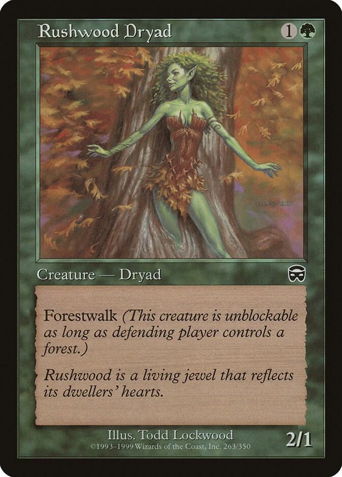 Rushwood Dryad [Mercadian Masques] 263