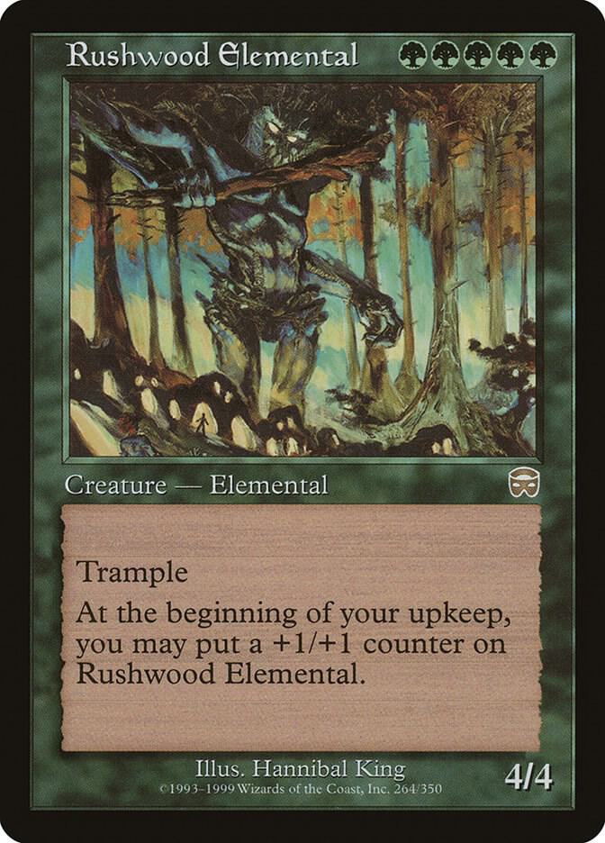 Rushwood Elemental [Mercadian Masques] 264