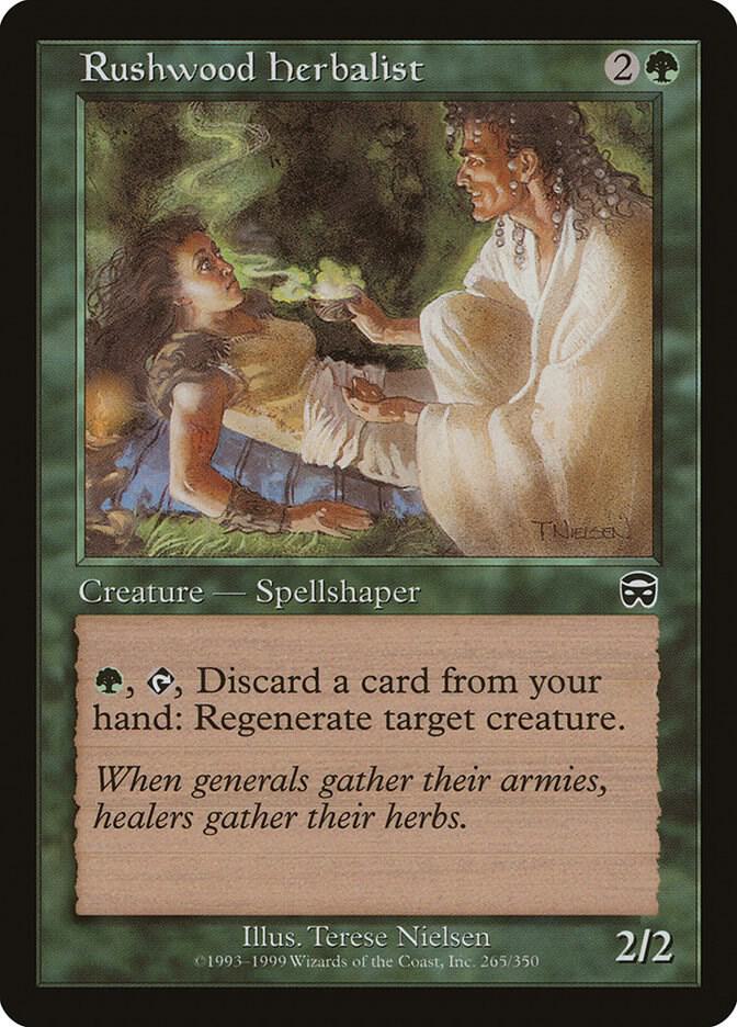 Rushwood Herbalist [Mercadian Masques] 265