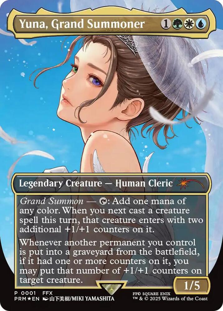 Yuna, Grand Summoner (Borderless) [WPN & Gateway Promos] 1