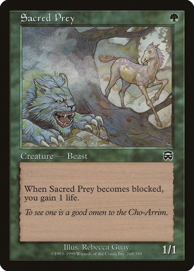 Sacred Prey [Mercadian Masques] 268