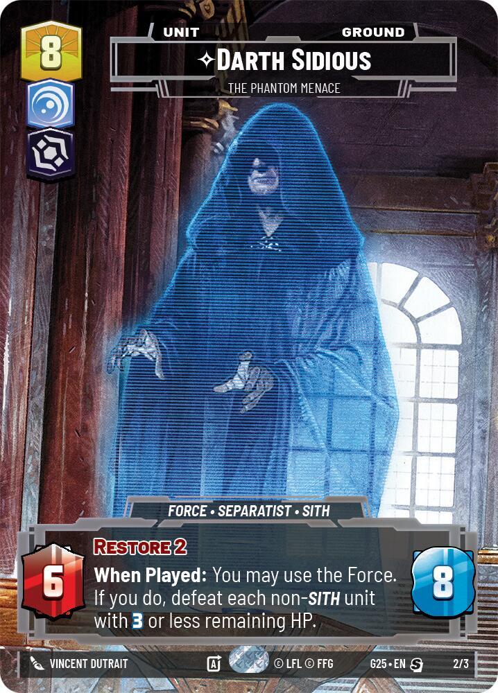 Darth Sidious - The Phantom Menace [2025 Gift Box] 2/3