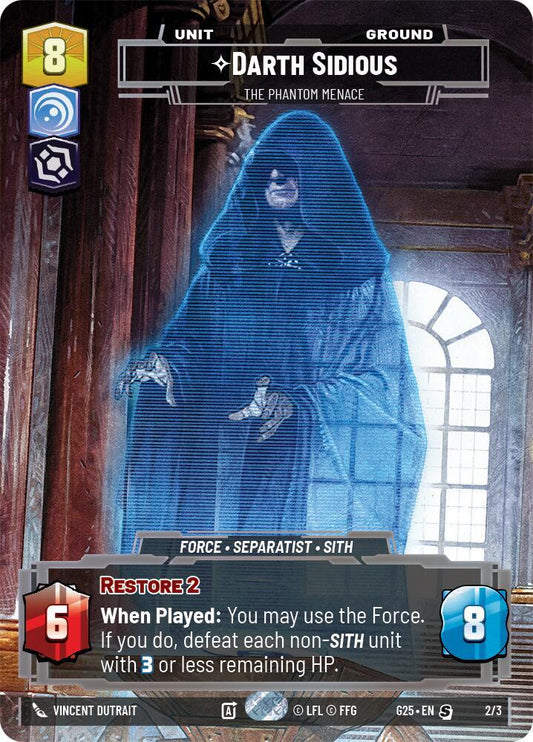 Darth Sidious - The Phantom Menace [2025 Gift Box] 2/3