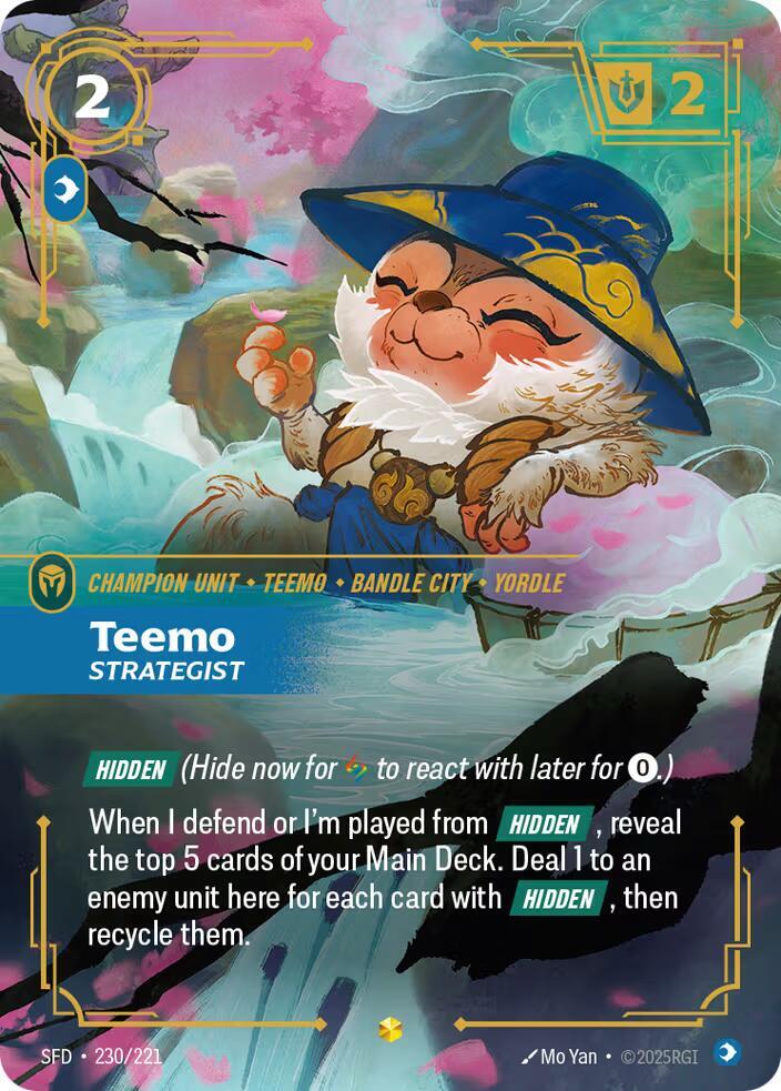 Teemo, Strategist (Overnumbered) [Spiritforged] 230/221