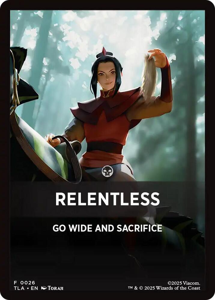 Relentless Theme Card [Avatar: The Last Airbender] 26
