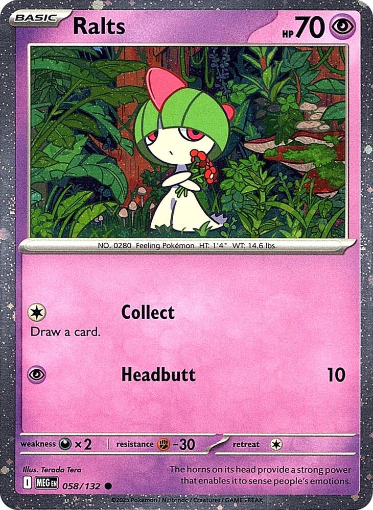 Ralts (Cosmos Holo) [Miscellaneous Cards & Products] 058/132